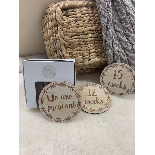 Pregnancy Milestone Discs - Wreath