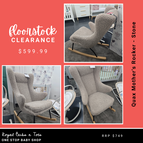 Quax Rocking Nursing Chair - Stone