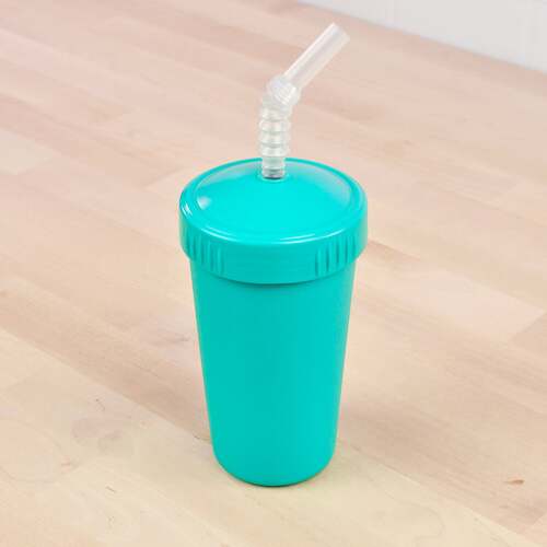 Re-Play Cup With Reusable Straw - Aqua