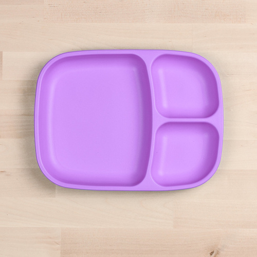 Re-Play Large Divided Tray Plate - Purple