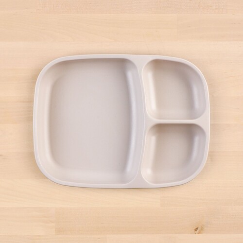 Re-Play Large Divided Tray Plate - Sand