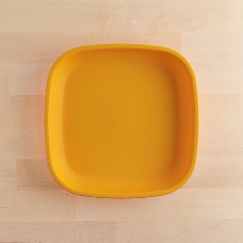 Re-Play Large Flat Plate - Sunny Yellow