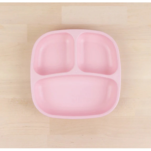 Re-Play Small Divided Plate - Ice Pink