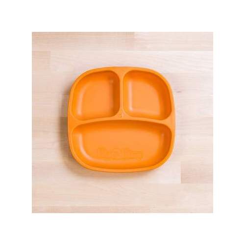 Re-Play Small Divided Plate - Orange