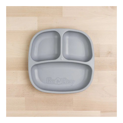 Re-Play Small Divided Plate Tray - Grey