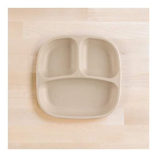 Re-Play Small Divided Plate Tray - Sand