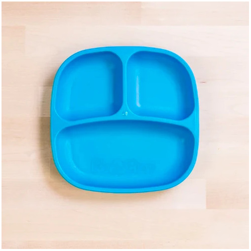 Re-Play Small Divided Plate Tray - Sky Blue