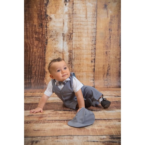 5 Piece Suit Set - Light Grey