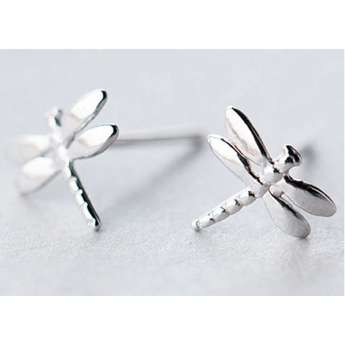Sterling Silver Petite DragonFly Studs