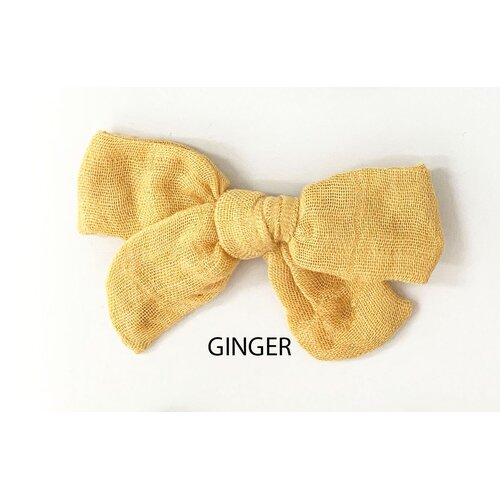 Sadie Bow Hair Clip - Ginger