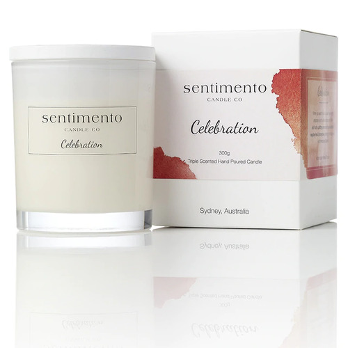 Scented Hand Poured Candle - Celebration 