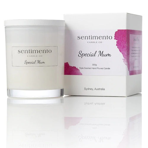 Scented Hand Poured Candle - Special Mum
