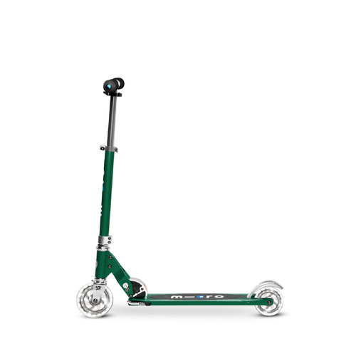 Micro Sprite Light Up Kids Scooter - Forest Green