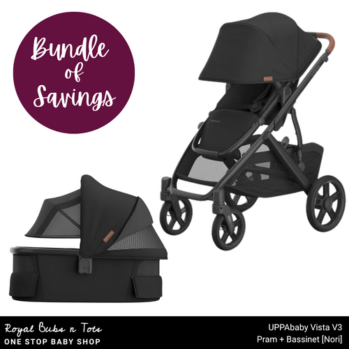 Pram Bundle | UPPAbaby Vista V3 | Pram + Bassinet [Nori]