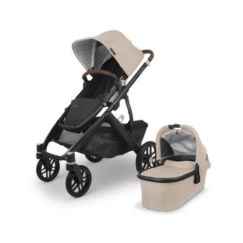 UPPAbaby Vista V2 - Liam (Oat Melange/Carbon/Chestnut Leather)