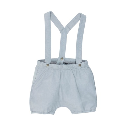 Theo Woven Overalls - Frost Grey 