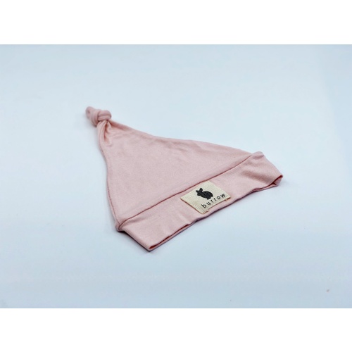 Burrow Baby Knotted Beanie - Light Pink