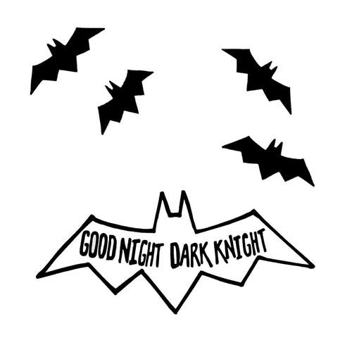 Wall Sticker Good Night Dark Night