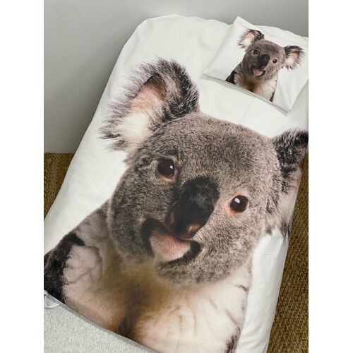 Koala Cot Quilt Cover Set